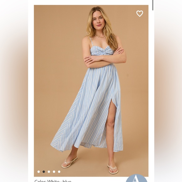 New with tags Altar’d state Jessie stripe maxi dress - Picture 2 of 4